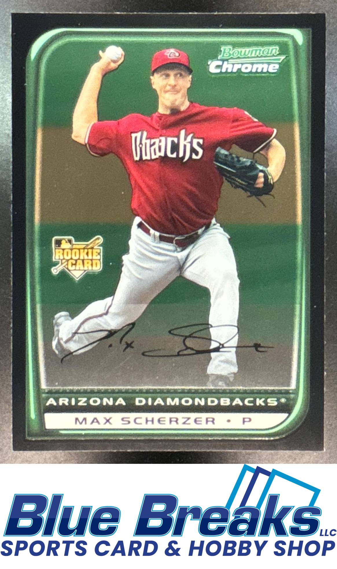 2008 Bowman Draft Picks & Prospects Max Scherzer #BDP33 RC Arizona Diamondbacks