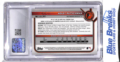 2022 Bowman - Mega Box - purple - Adley Rutschman - 031/250 - #BCP-29 - CGC 10 - baseball - Orioles