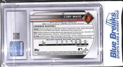 2025 Bowman - Mega Box - Coby Mayo - #37 - CGC 9.5 - baseball - Orioles