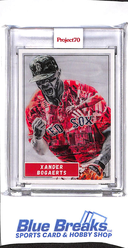 2021 Topps - Project 70 - 1961 Design - Xander Bogaerts - Lauren Taylor - #658 - baseball - Red Sox