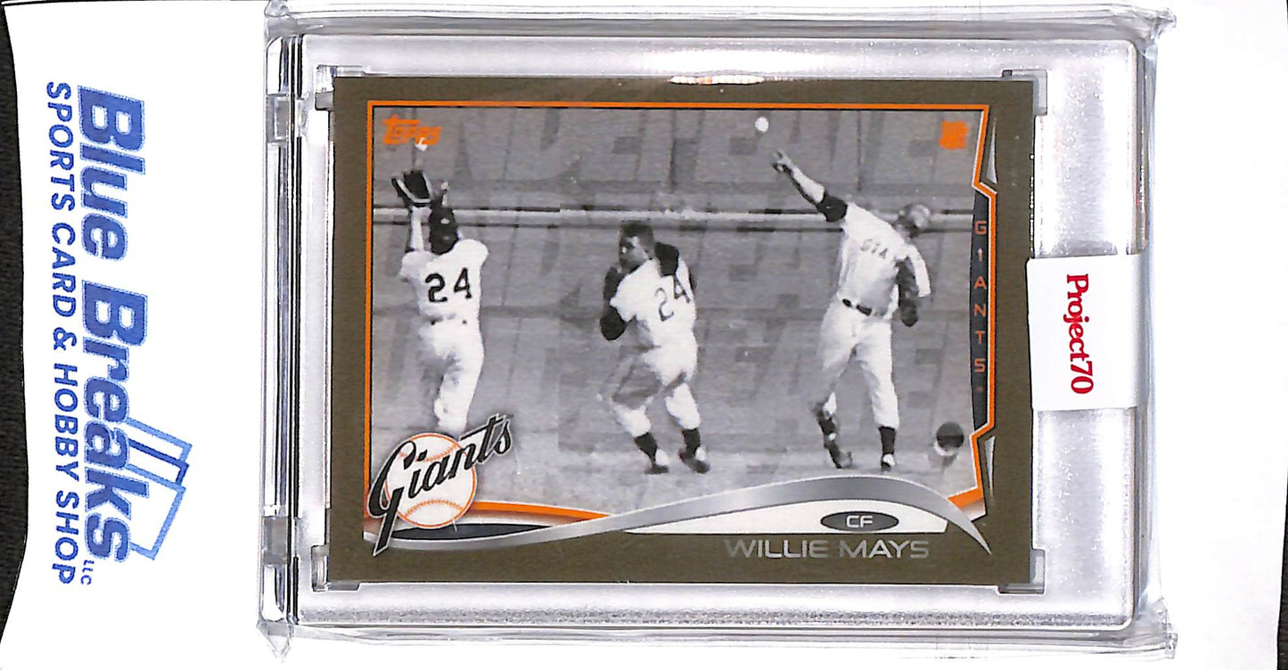 2021 Topps - Project 70 - 2014 design - Willie Mays - Undefeated - #30 - baseball - Giants