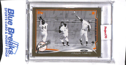 2021 Topps - Project 70 - 2014 design - Willie Mays - Undefeated - #30 - baseball - Giants