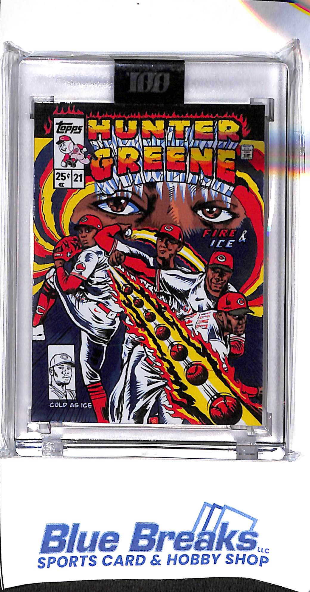 2022 Topps - Project 100 - Hunter Greene - Lamour Supreme - #49 - baseball - Reds