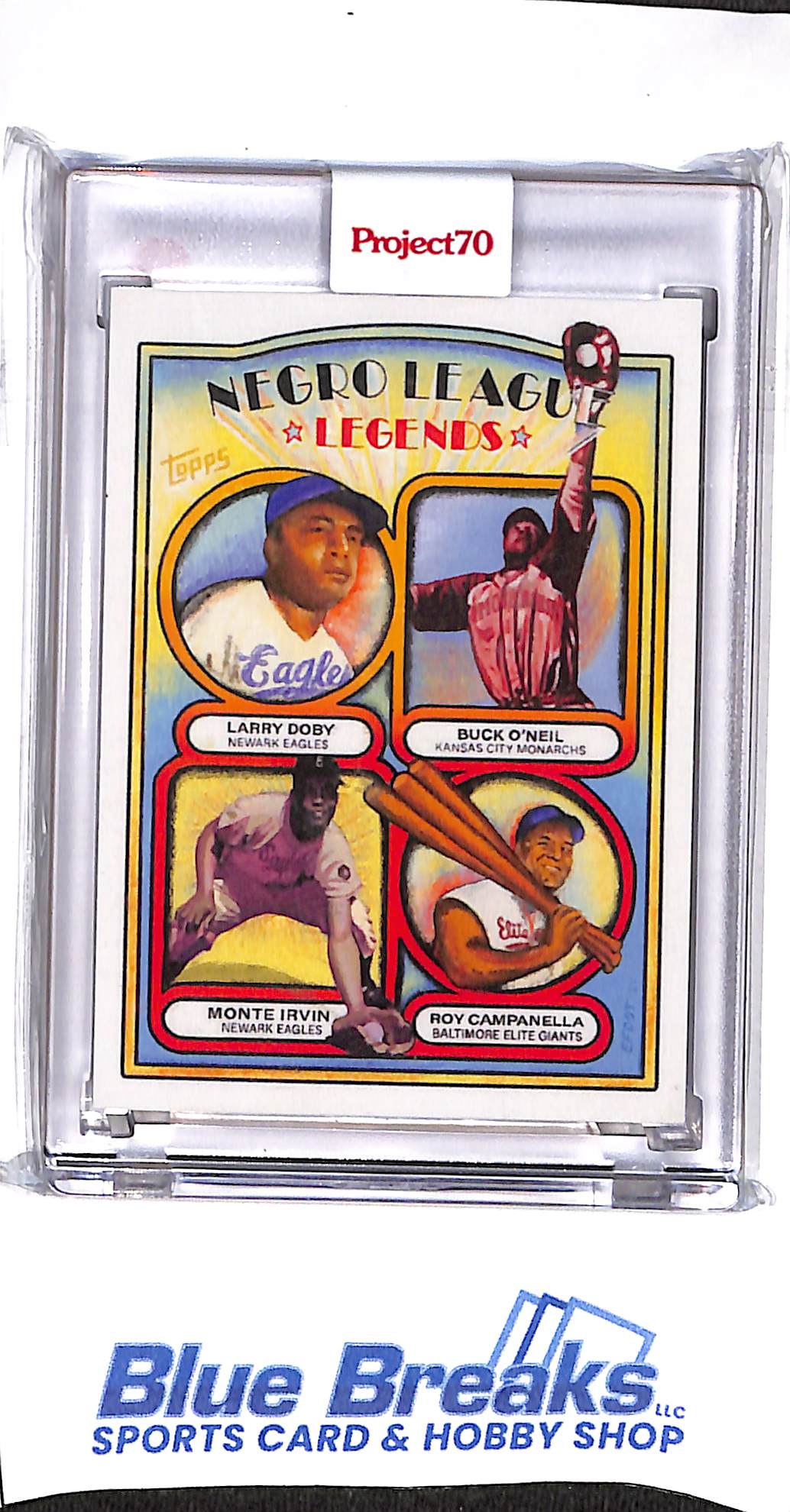 2021 Topps - Project 70 - 1972 Topps - Negro League Legends - Efdot - #662 - baseball