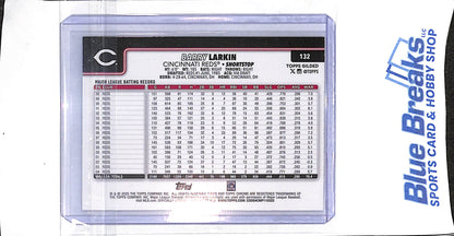 2025 Topps Chrome Gilded - Barry Larkin - 27/99 - #132 - baseball - Reds