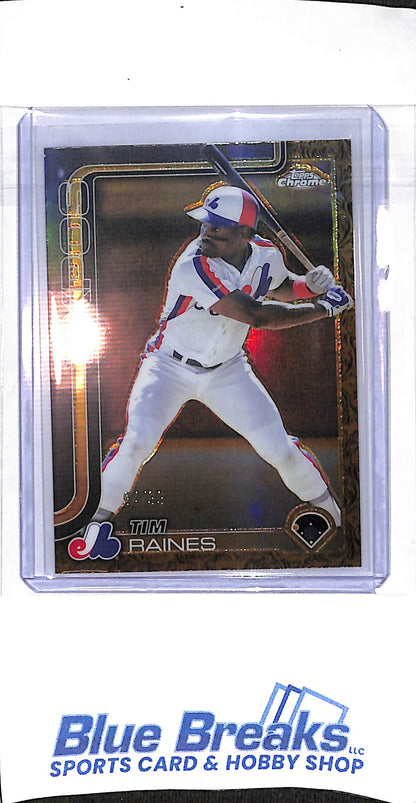 2025 Topps Chrome Gilded - Tim Raines - 94/99 - #43 - baseball - Expos/Nationals