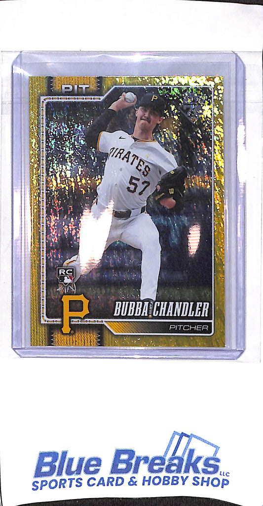 2026 Topps - Series One - yellow - Bubba Chandler - 001/399 - RC - #283 - baseball - Pirates