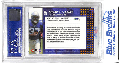 2000 Collector's Edge - T-3 Retail - Shaun Alexander - rookie - #220 - PSA 9 - football - Seahawks