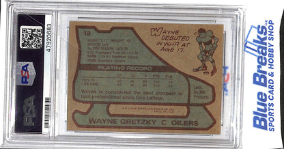 1979 Topps - Wayne Gretzky - Rookie - PSA 5 - hockey - Edmonton Oilers - #18