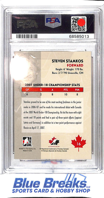 2007 In the Game - Steven Stamkos - O Canada - #16 - Hockey - Lightning - PSA 10