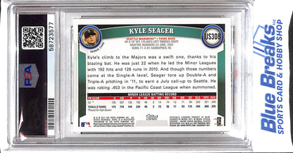 2011 Topps - Update - Kyle Seager - RC - #US308 - PSA 9 - baseball - Mariners