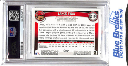 2011 Topps Update - Diamond Anniversary - Lance Lynn - RC - #US114 - PSA 9 - baseball - Cardinals