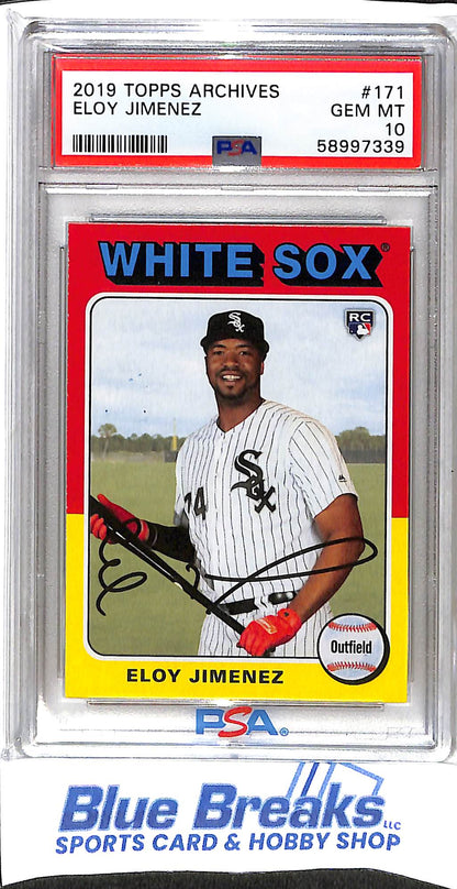 2019 Topps - Archives - Eloy Jimenez - RC - #171 - PSA 10 - baseball - White Socks