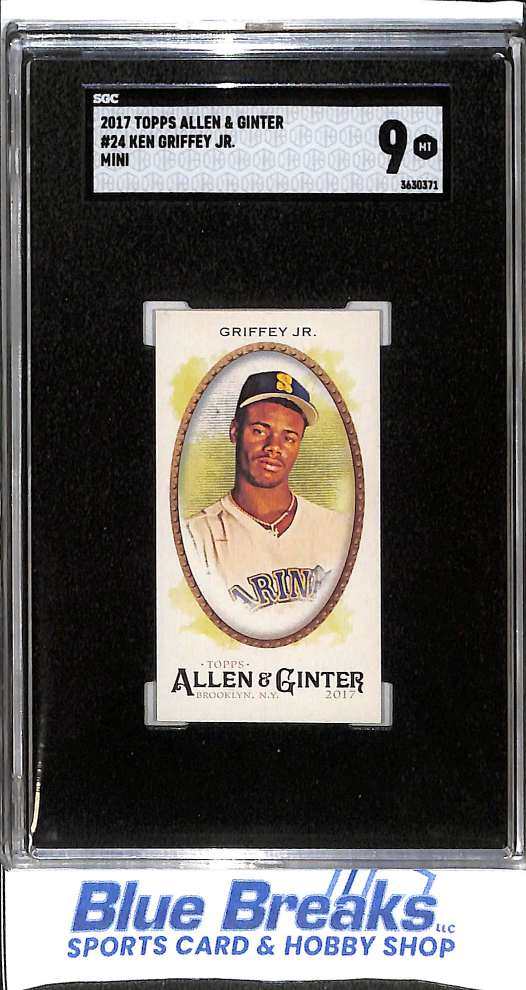 2017 Topps - Allen & Ginter - Mini - Ken Griffey Jr - #24 - SGC 9 - baseball - Mariners - drop
