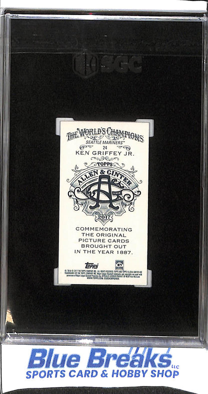 2017 Topps - Allen & Ginter - Mini - Ken Griffey Jr - #24 - SGC 9 - baseball - Mariners - drop