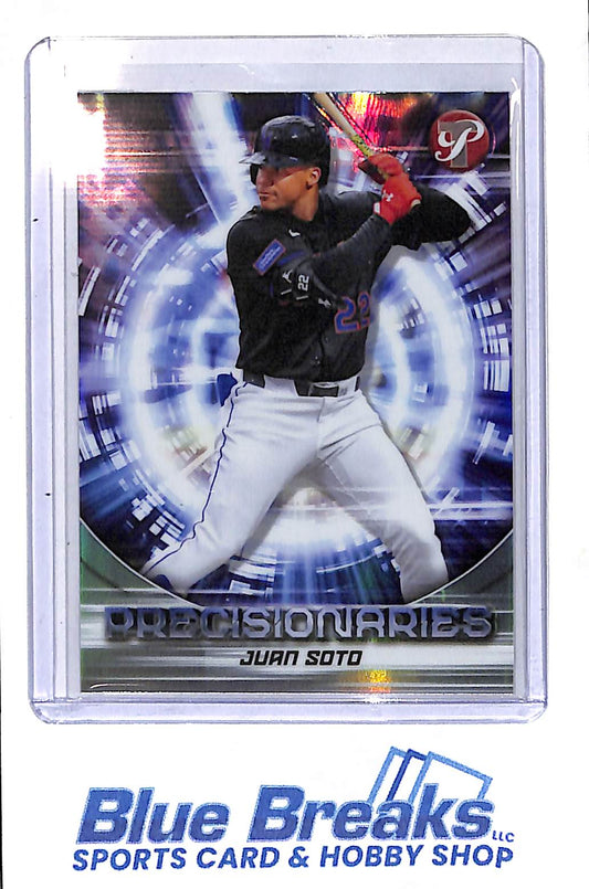 2025 Topps - Pristine - Precisionaries - Juan Soto - #PR-5 - baseball - Mets - drop