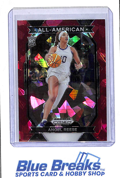 2024 Panini - Prizm Draft Picks - red cracked ice - All- American - Angel Reese - RC- #6 - basketball - LSU Tigers - Sky - drop