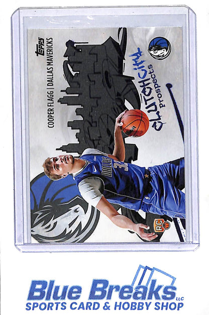 2025 Topps - Clutch City Prospects - Cooper Flagg - RC - #CC1 - basketball - Mavericks - drop