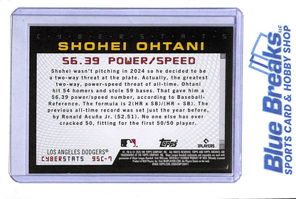 2025 Topps - Archives - Cyber Stats - Shohei Ohtani - #95C-7 - baseball - Dodgers