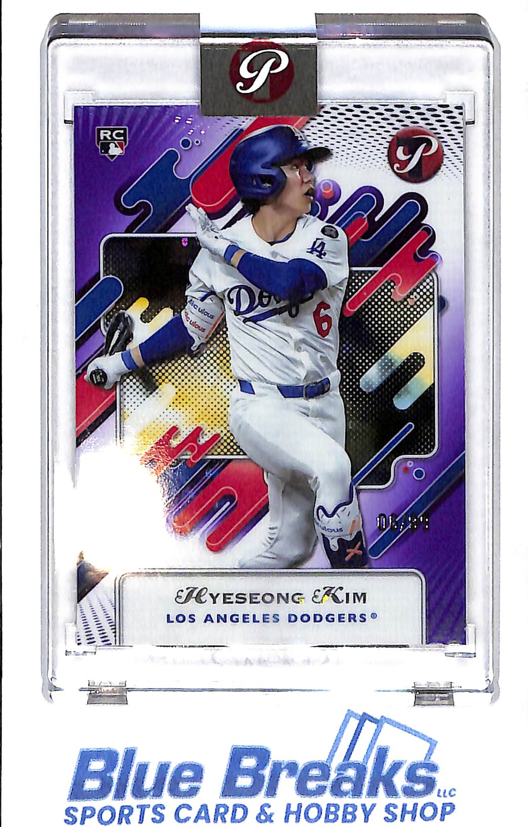 2025 Topps - Pristine - purple - Hyeseong Kim - 06/99 - RC - #86 - baseball - Dodgers