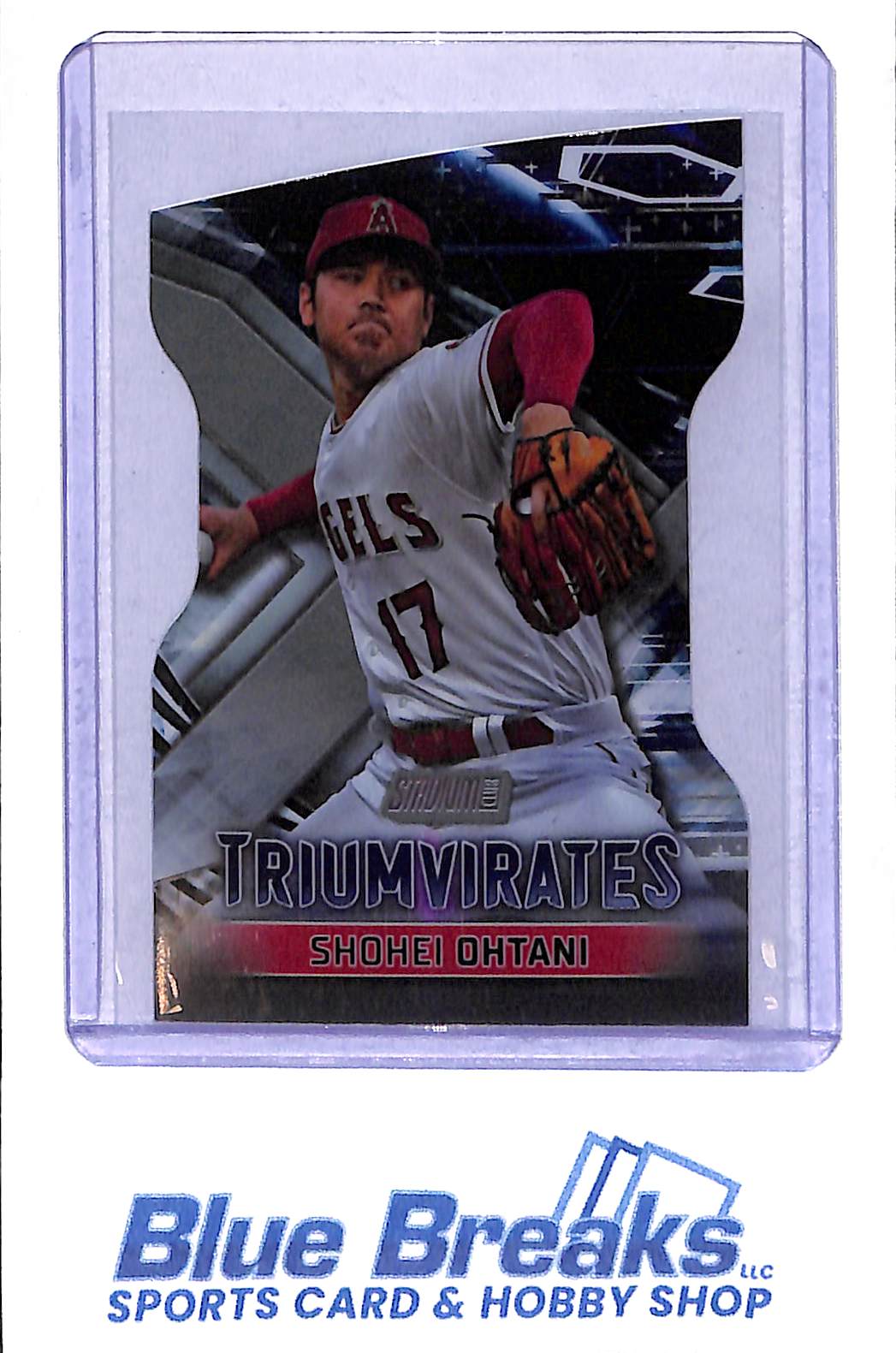 2023 Topps - Stadium Club Chrome - Triumvirates - Shohei Ohtani - #T-25 - baseball - Angels - Dodgers