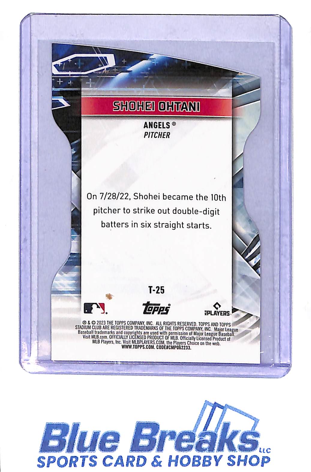 2023 Topps - Stadium Club Chrome - Triumvirates - Shohei Ohtani - #T-25 - baseball - Angels - Dodgers
