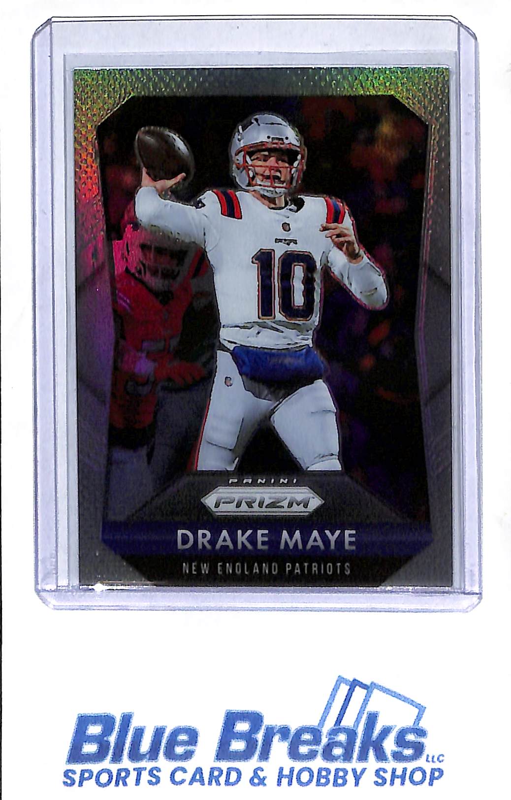 2025 Panini - Prizm - silver - Flashbacks - Drake Maye - #8 - football - Patriots