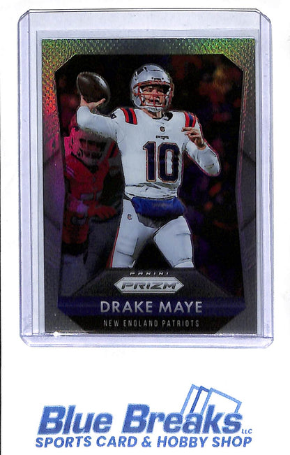 2025 Panini - Prizm - silver - Flashbacks - Drake Maye - #8 - football - Patriots