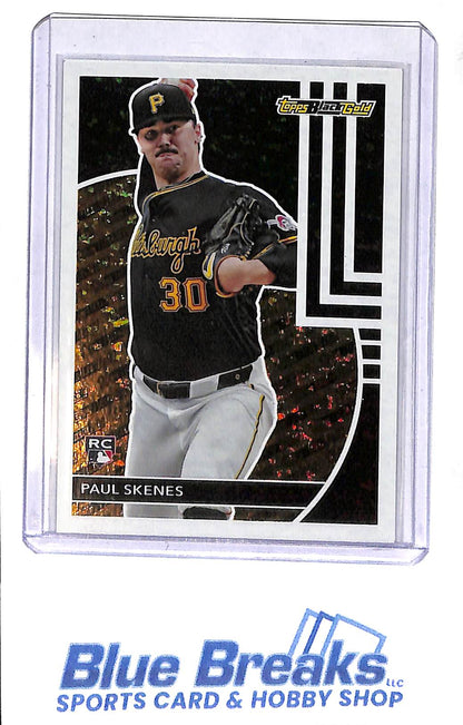 2024 Topps - black gold - Paul Skenes - RC - #BG-17 - baseball - Pirates - drop
