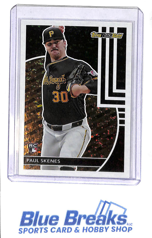 2024 Topps - black gold - Paul Skenes - RC - #BG-17 - baseball - Pirates - drop