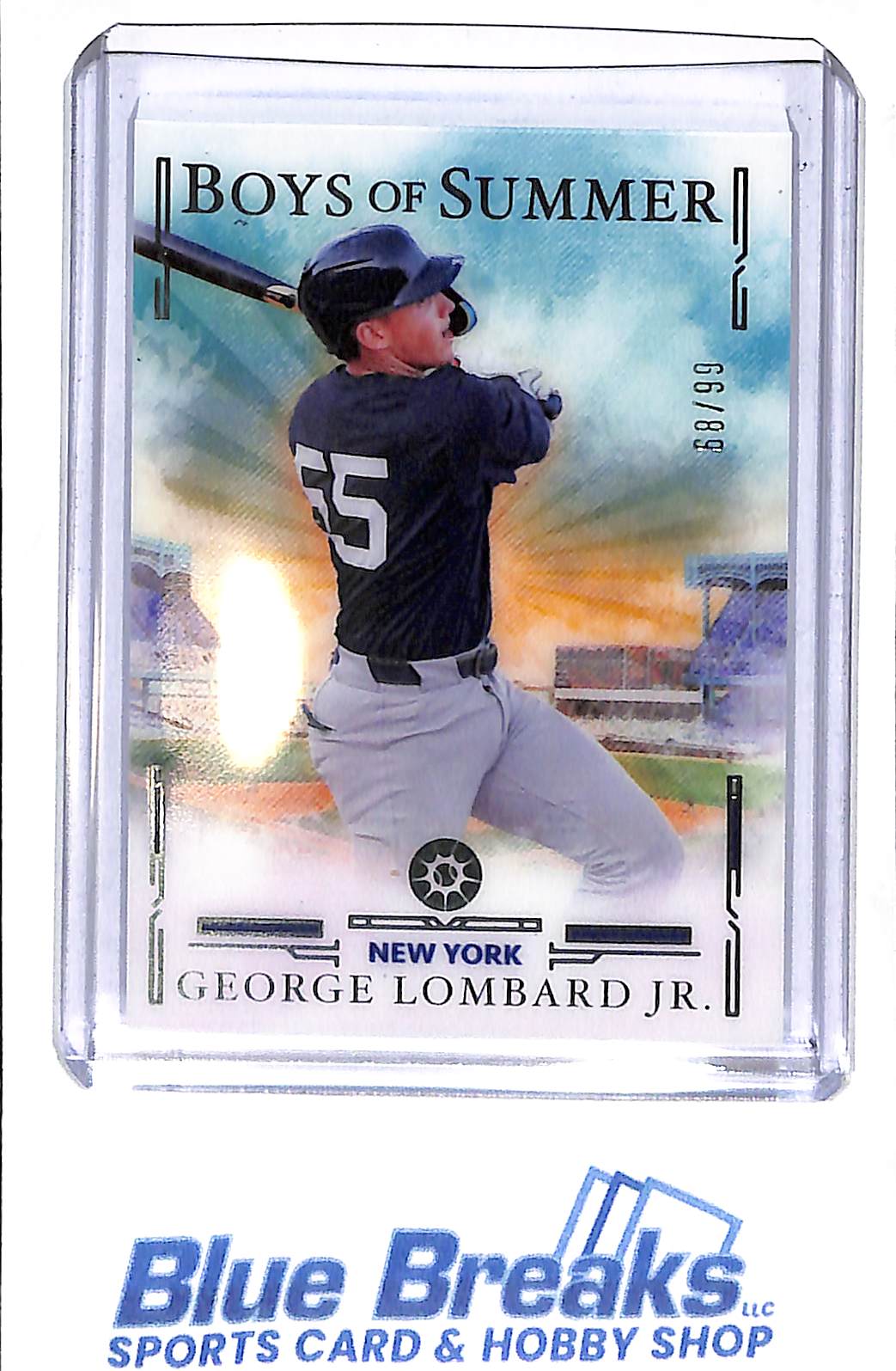 2025 Panini - Boys of Summer - teal - George Lombard Jr - 68/99 - #68 - baseball - Yankees