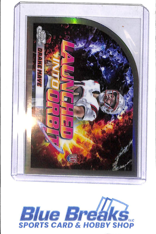 2024 Topps Chrome Cosmic - Launched into Orbit - Drake Maye - RC - #LIO-8 - football - Patriots - drop