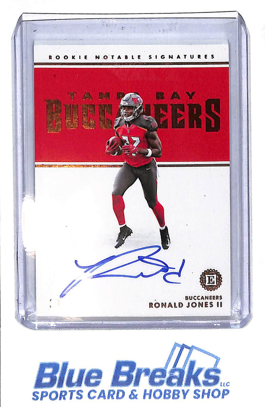 2018 Panini -Encased - Rookie Notable Signatures - Ronald Jones III - auto - 33/50 - #RNS-RJ - football - Buccaneers