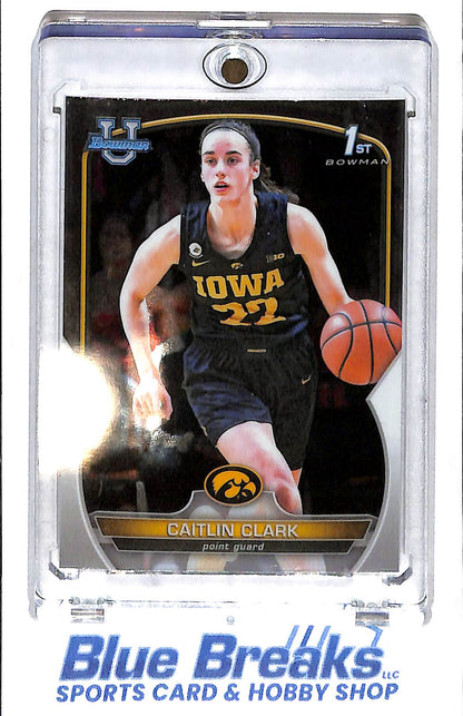 2023 Bowman University Chrome - 1st Bowman - Caitlin Clark - #50 - basketball - Iowa Hawkeyes