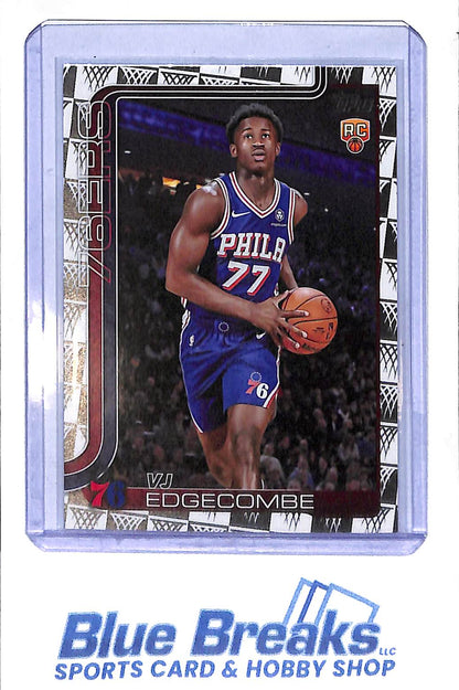 2025 Topps - flagship - season tip off - VJ Edgecombe - RC - #203 - basketball - 76ers