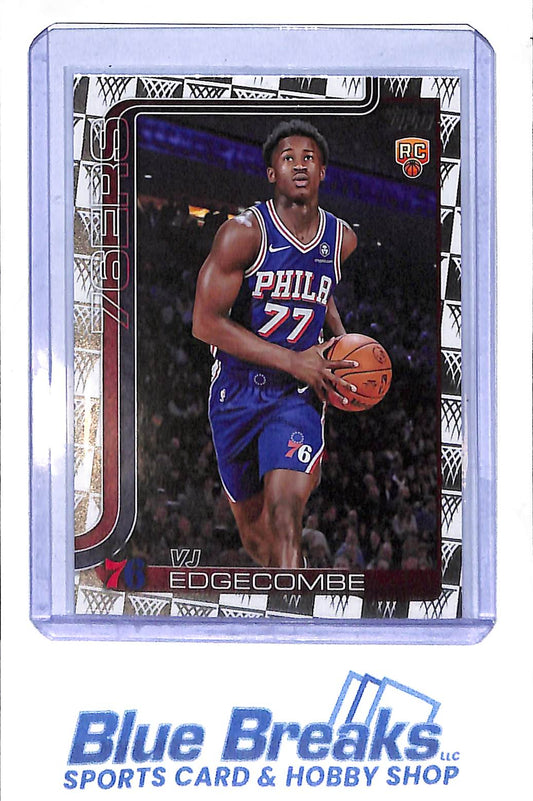 2025 Topps - flagship - season tip off - VJ Edgecombe - RC - #203 - basketball - 76ers