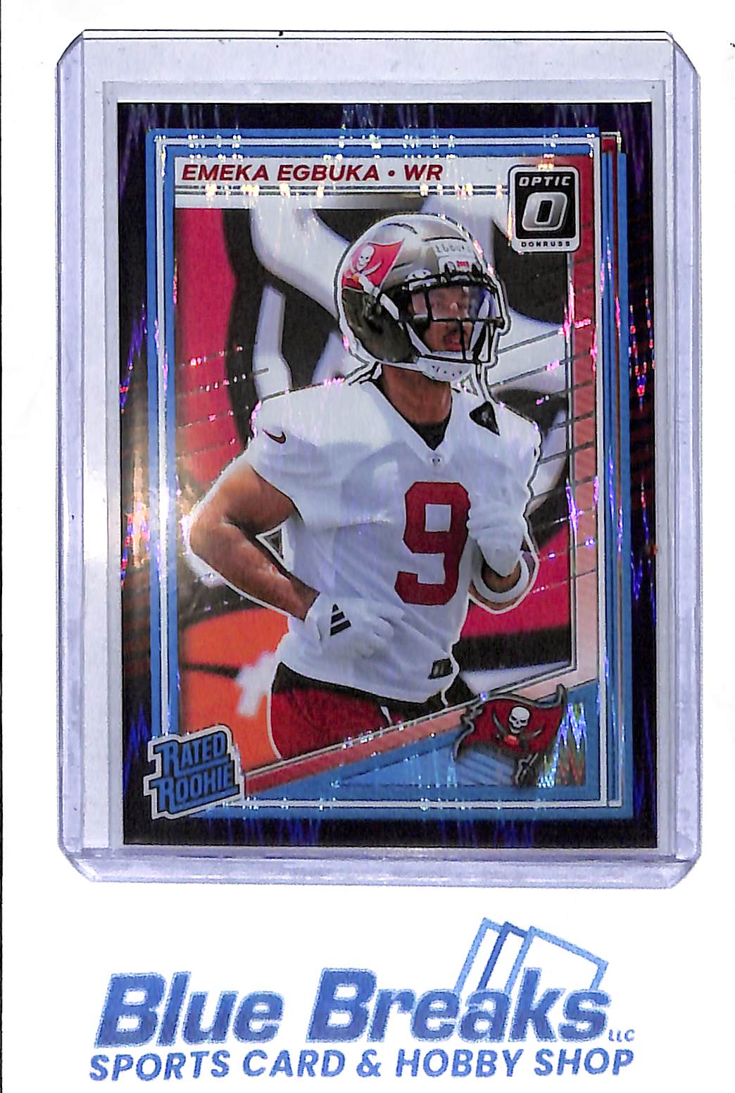2025 Panini - Donruss Optic - purple - Rated Rookie - Emeka Egbuka - #265 - football - Buccaneers
