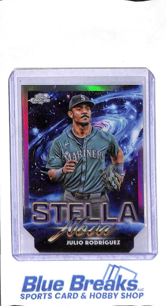 2025 Topps Chrome Cosmic - Stella Nova - Julio Rodriguez - #SN-8 - baseball - Mariners