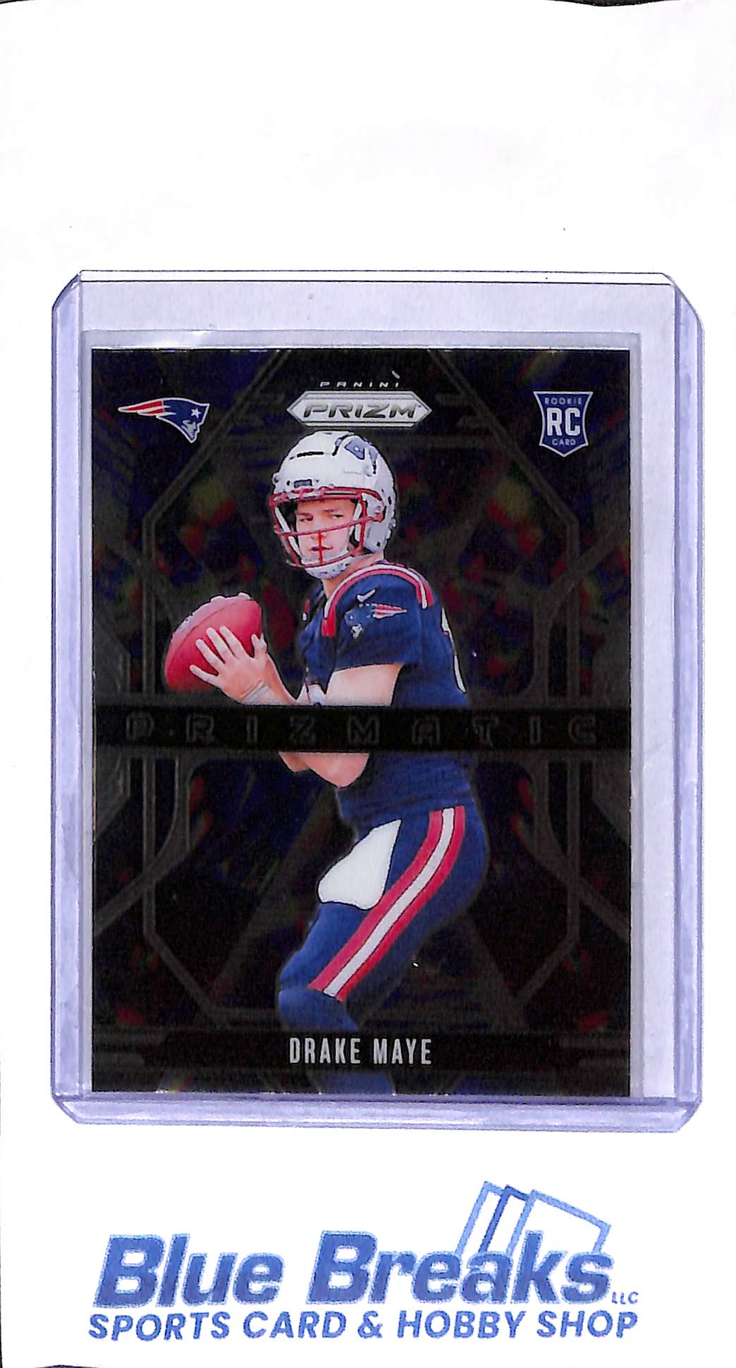 2024 Panini - Prizm - Prismatic - Drake Maye - RC - #2 - football - Patriots