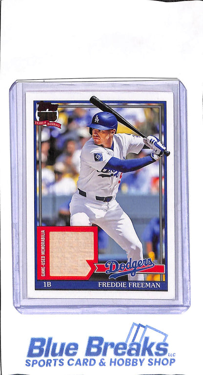 2026 Topps - Series 1 - 75th Anniversary - 1991 Topps - Freddie Freeman - relic - #91R-FF - baseball - Dodgers