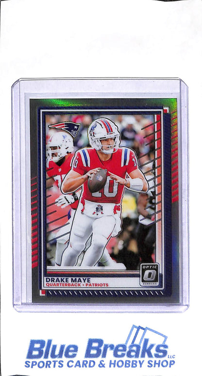 2025 Panini - Donruss Optic - prism holo - Drake Maye - #47 - football - Patriots