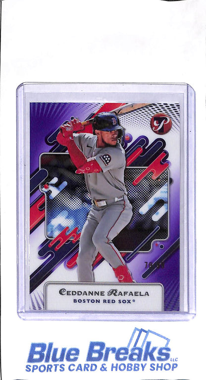 2025 Topps - Pristine - purple - Ceddanne Rafaela - 79/99 - #44 - baseball - Red Sox