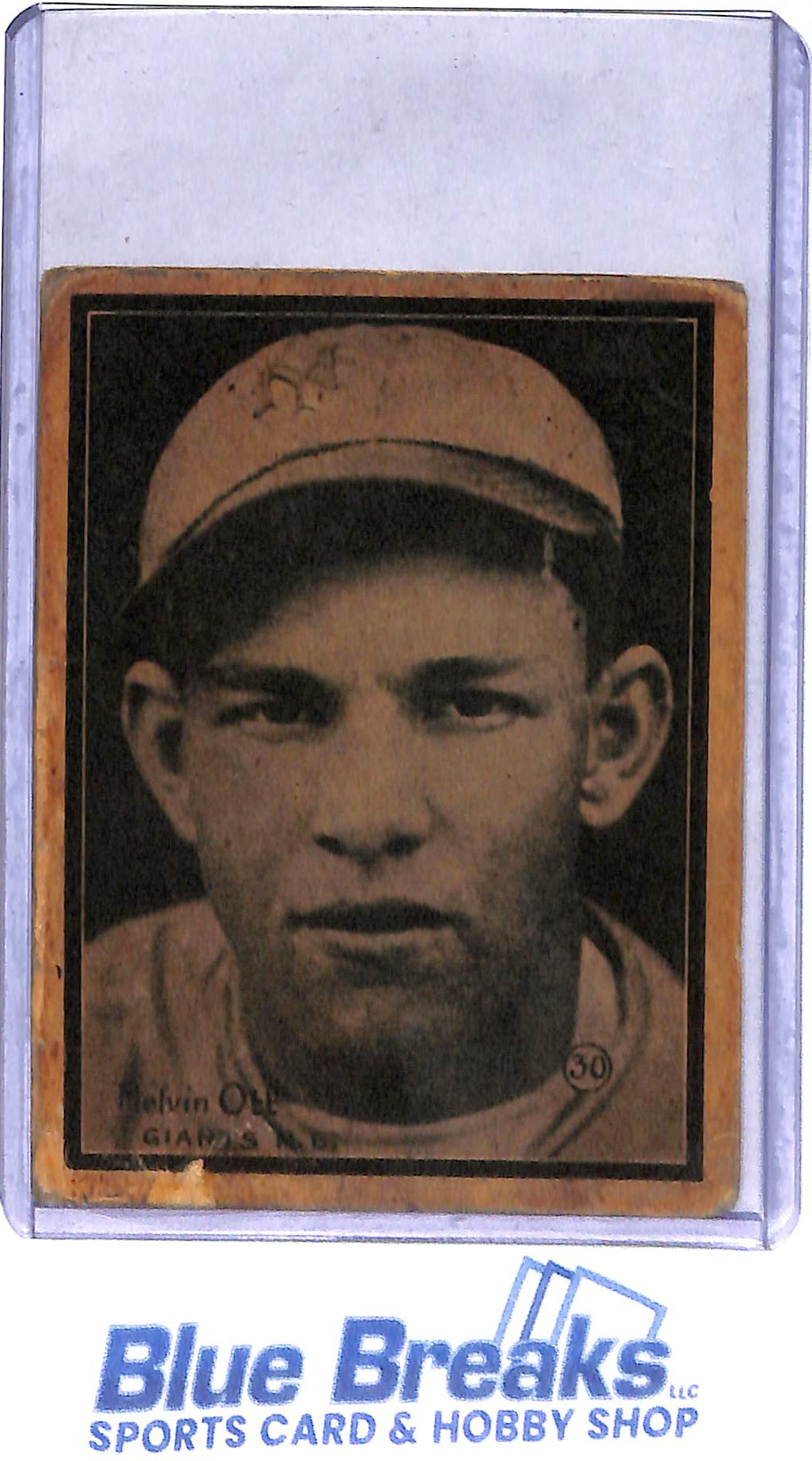1931 W517 - Melvin Ott -hand cut - #30 - baseball -  New York Giants