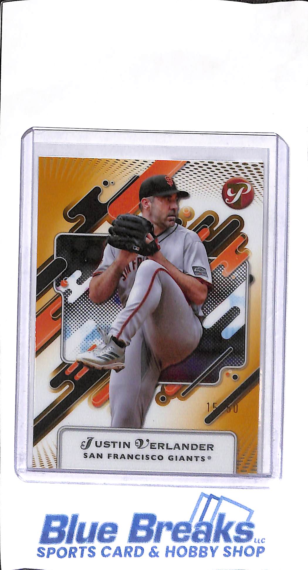 2025 Topps - Pristine - gold - Justin Verlander - 15/50 - #232 - baseball - Giants