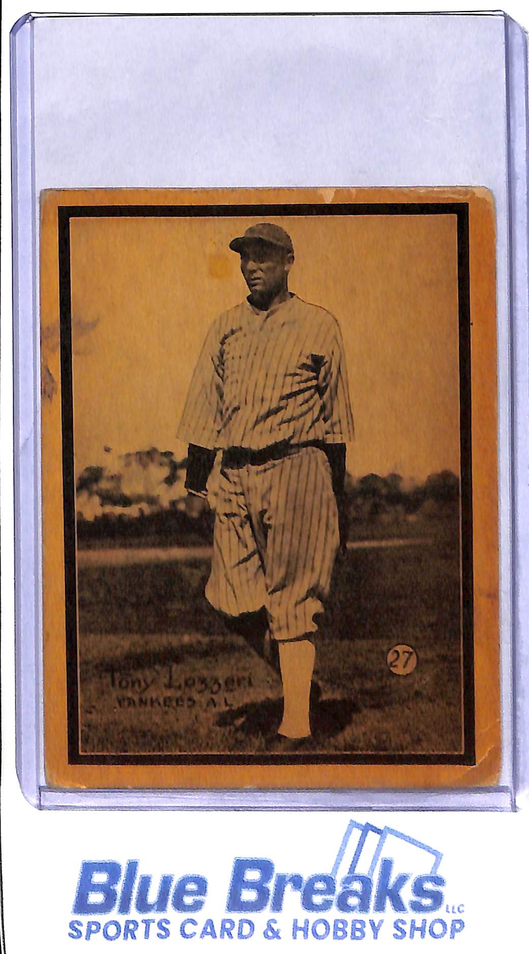 1931 W517 - Tony Lazzeri - New York Yankees - Hand Cut
