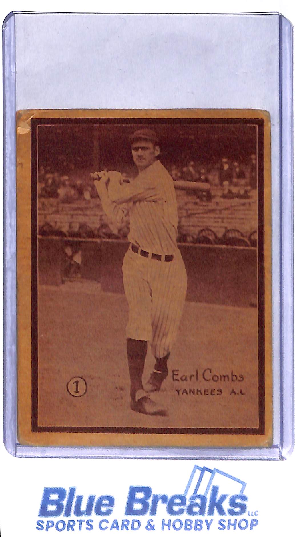 1931 W517 - Earl Combs - New York Yankees - American League - Baseball - hand cut