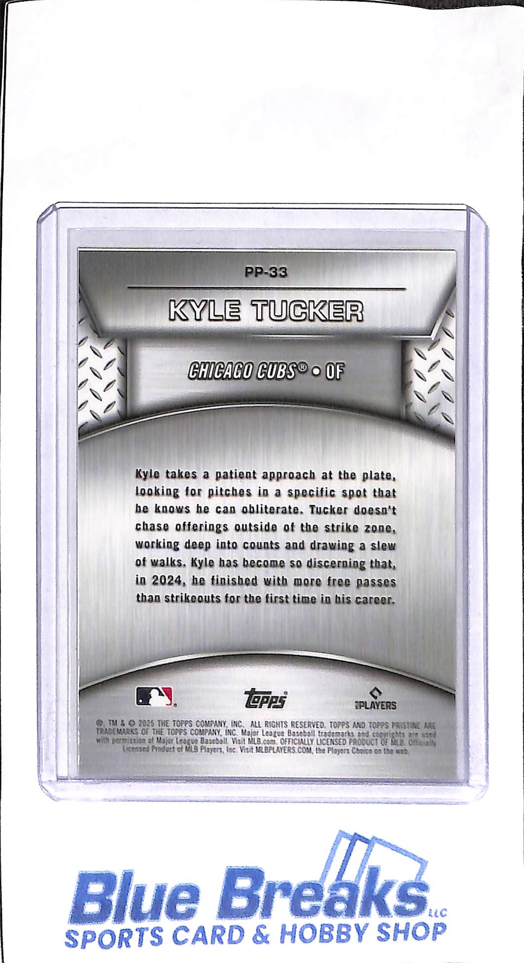 2025 Topps - Pristine - Plated and Polished - gold refractor - Kyle Tucker - 17/50 - #PP-33 - baseball - Cubs