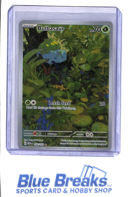 2023 Pokemon - Bulbasaur - rare Illustration - 166/165