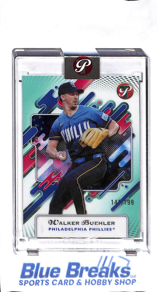 2025 Topps - Pristine - aqua refractor - Walker Buehler - 141/199 - #41 - baseball - Phillies