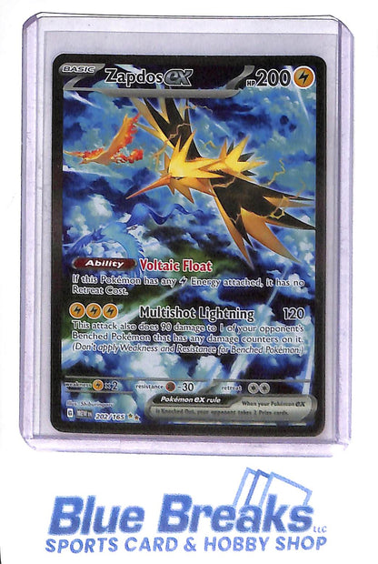 2023 Pokemon - Zapdos ex - 202/165 - English - Illustration Rare